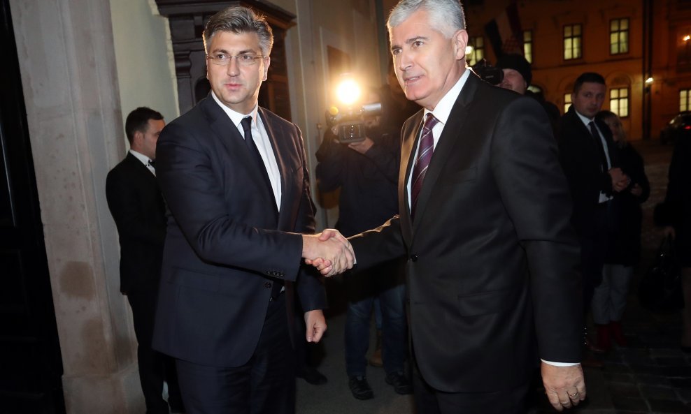 Andrej Plenković i Dragan Čović