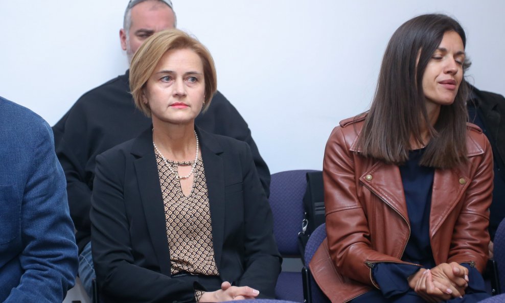 Na zagrebačkom Županijskom sudu svjedočila je u nastavku suđenja za 'aferu štandovi' Sandra Švaljek