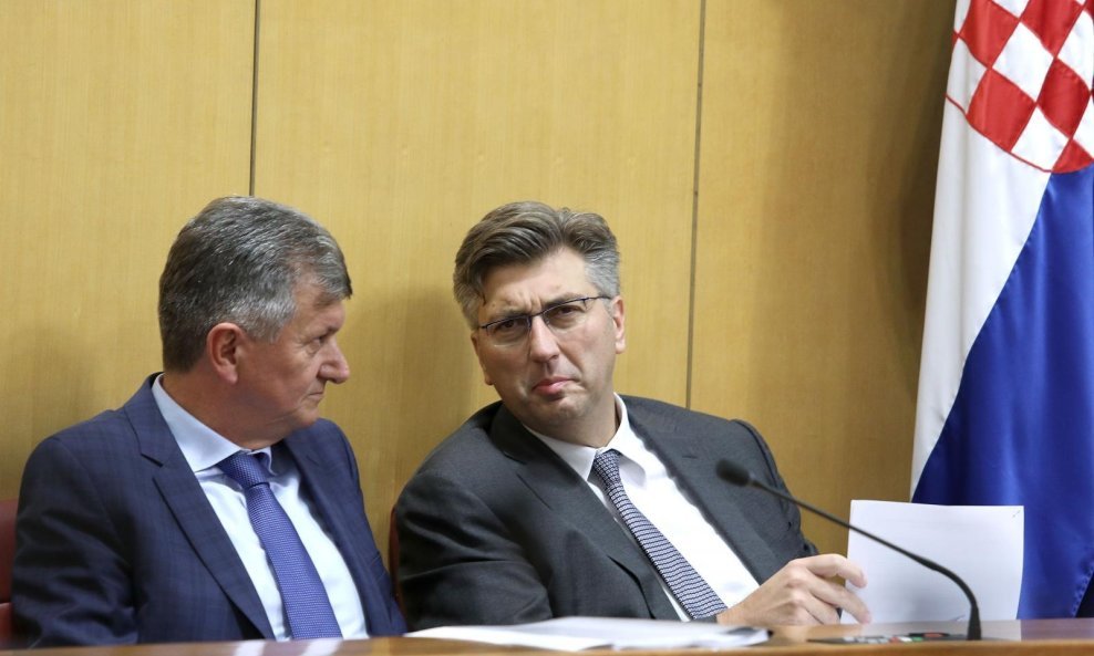 Milan Kujundžić i Andrej Plenković