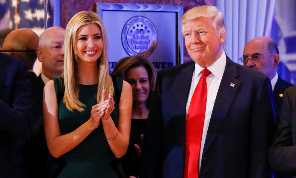 Ivanka i Donald Trump