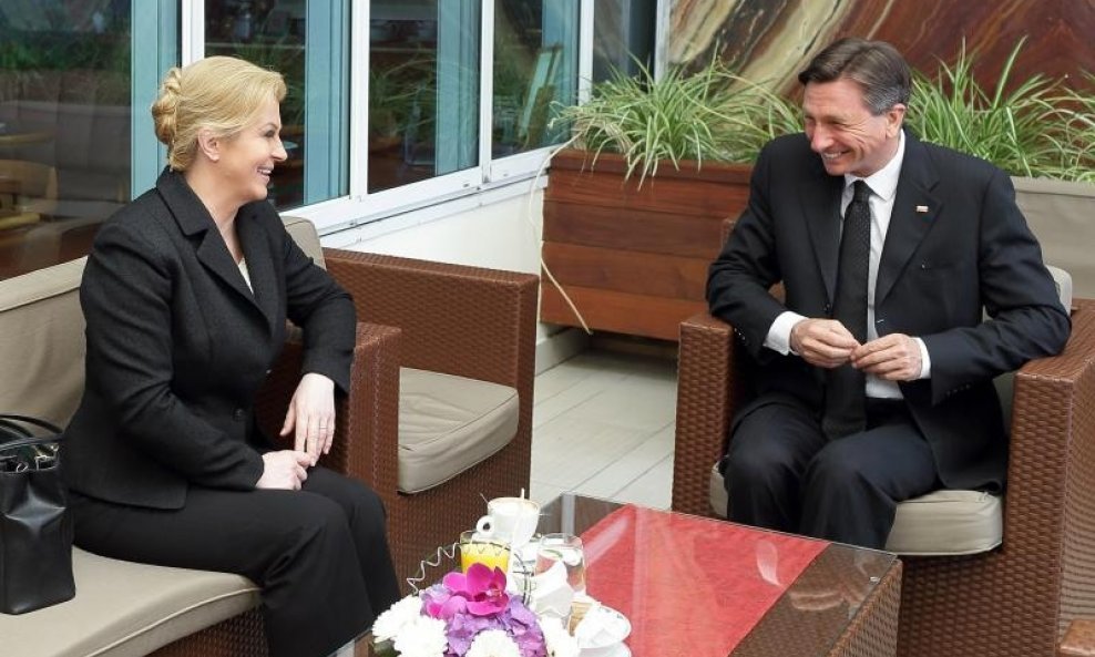 Kolinda Grabar Kitarović,Borut Pahor (1)