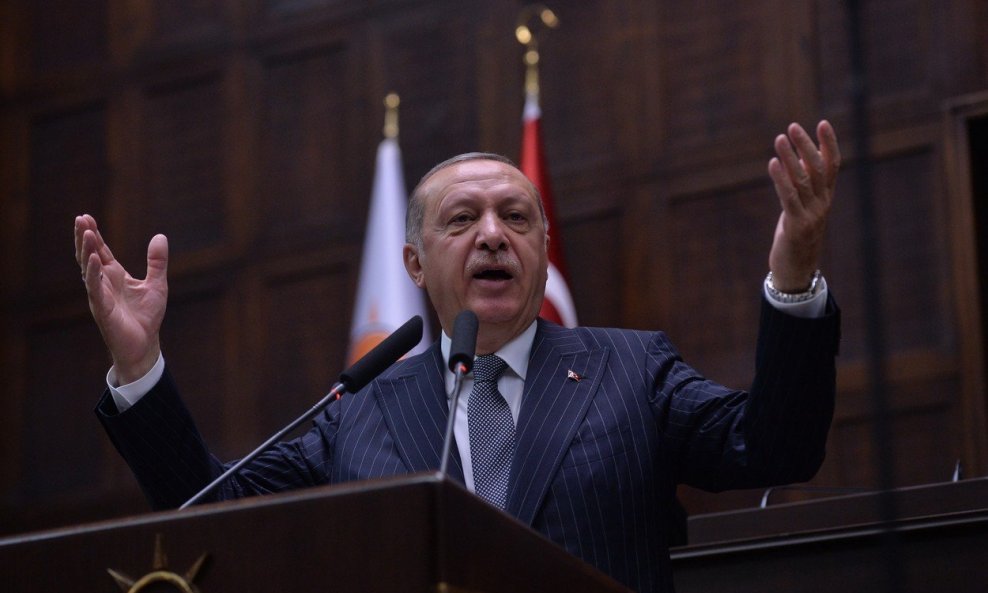 Erdogan u turskom parlamentu