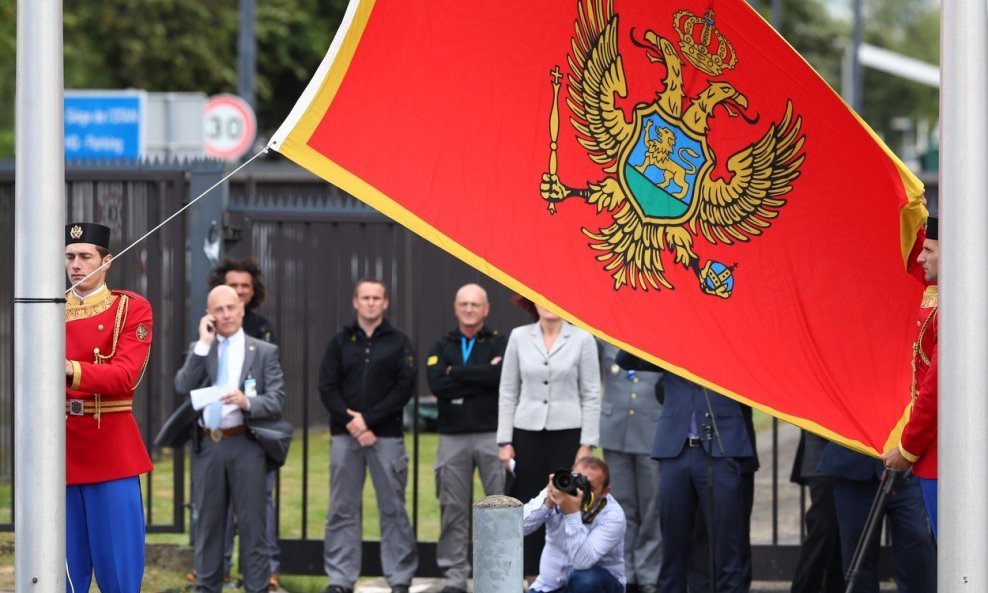 Podizanje crnogorske zastave u sjedištu NATO-a