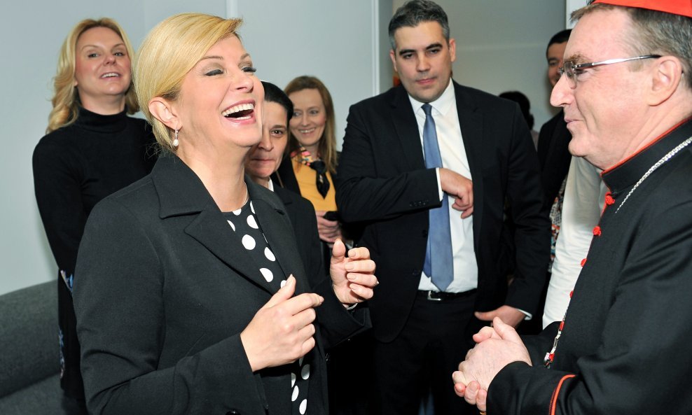 Kolinda Grabar Kitarović i Josip Bozanić