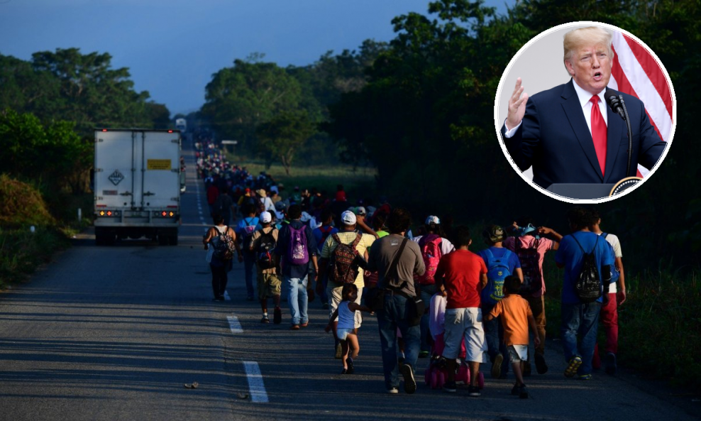 Migranti iz Srednje Amerike kroz Meksiko pokušavaju doći do Amerike