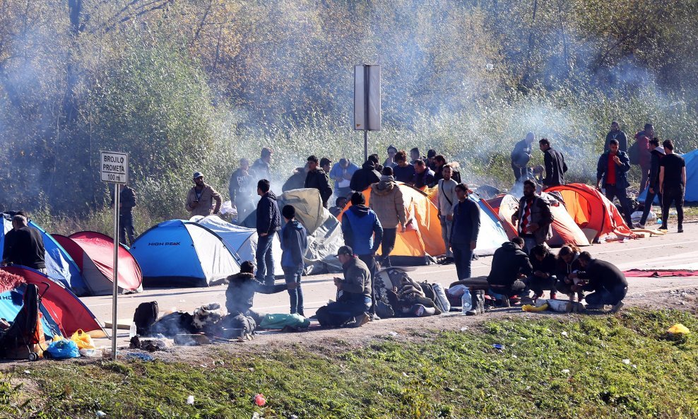 Migranti kod GP Maljevac