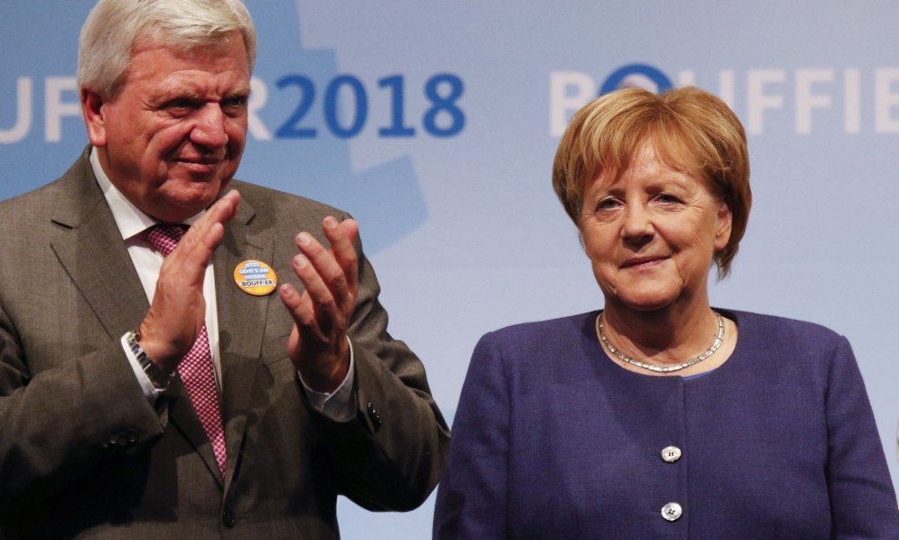 Volker Bouffier i Angela Markel