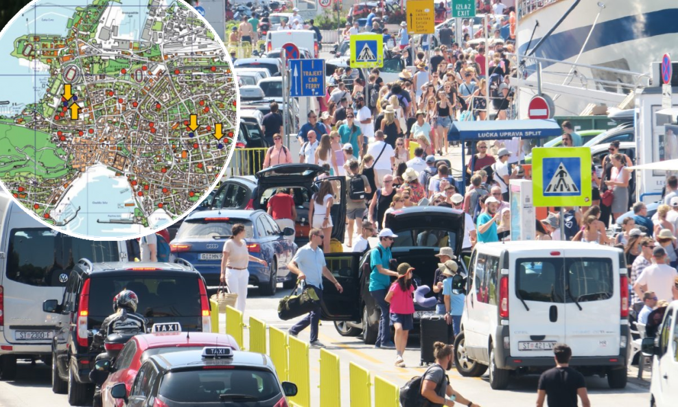 Prometni kaos u Splitu; lokacije budućih garaža