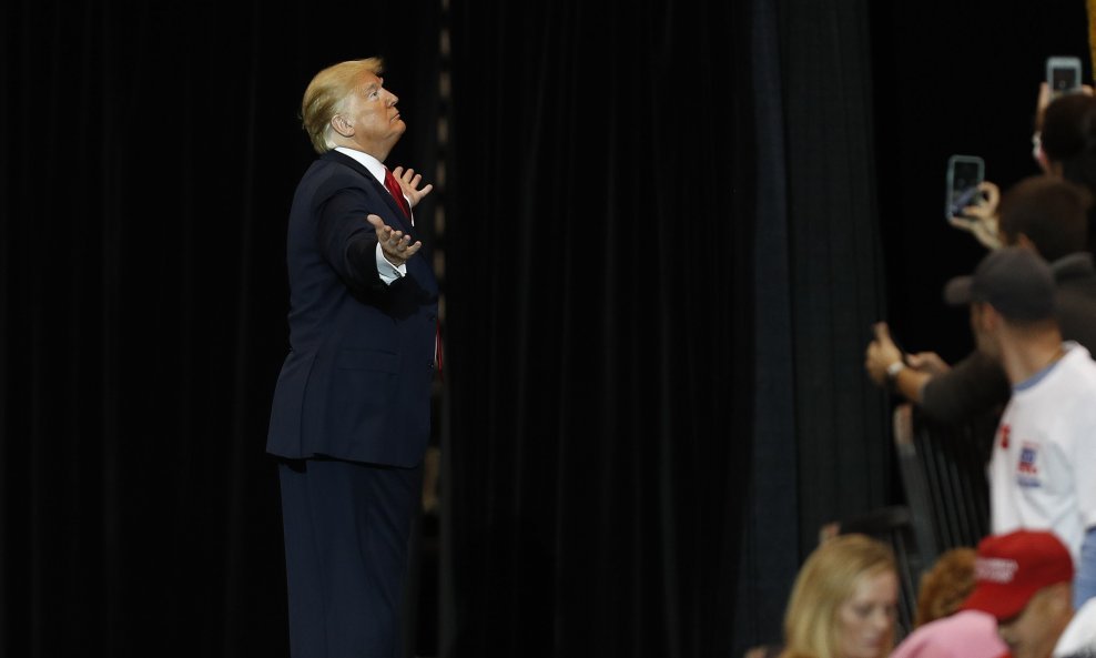 Donald Trump u Clevelandu, na jednom od posljednjih predizbornih skupova