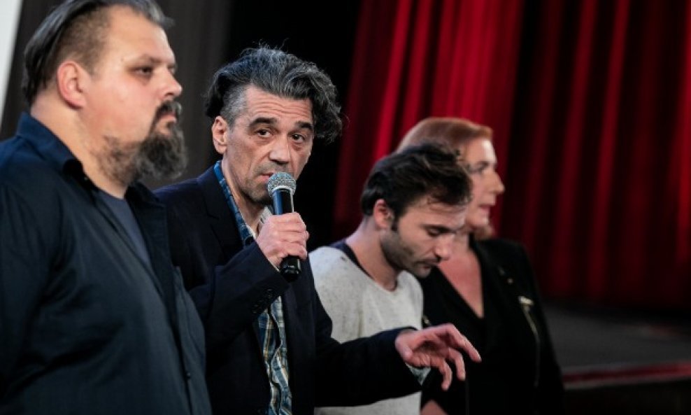 Bobo Jelčić na premijeri u Zagrebu