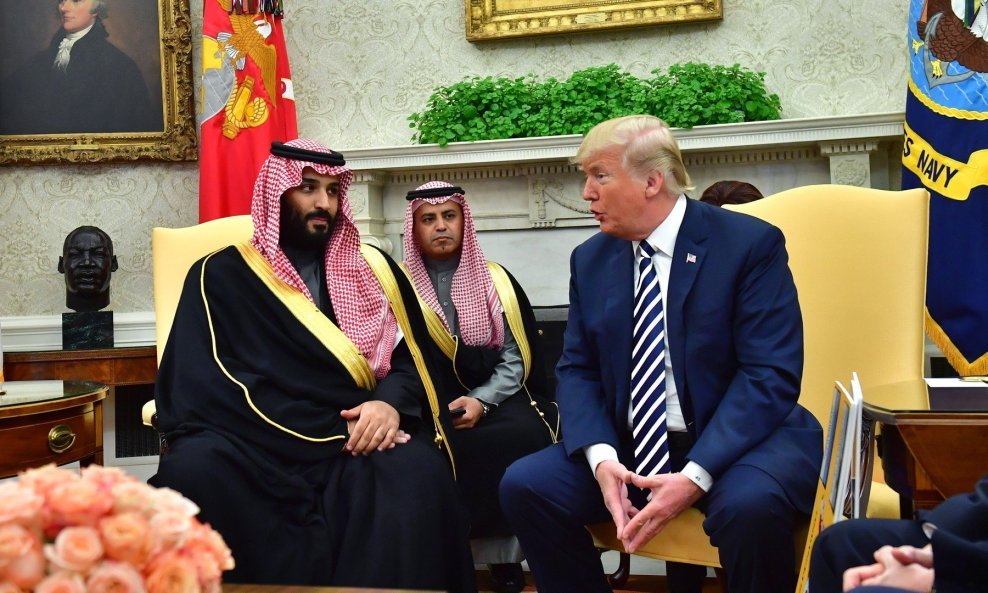 Mohammed bin Salman i Donald Trump