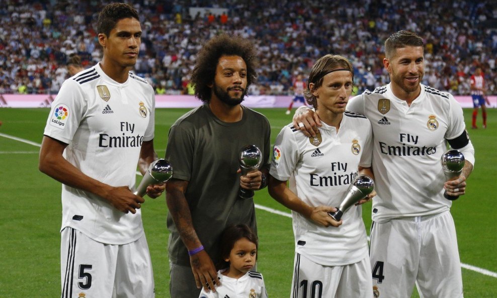 Varane, Marcelo, Modrić i Ramos (Real Madrid)