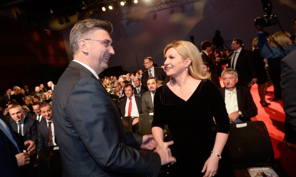 Andrej Plenković i Kolinda Grabar Kitarović