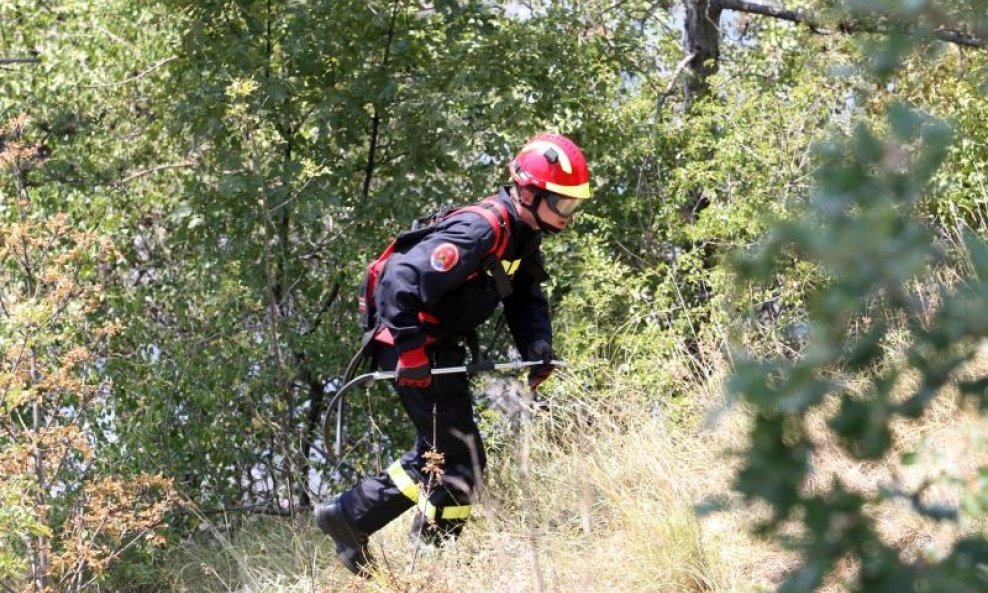 Vatrogasci lokalizirali šumski požar na brdu Sveti Križ (4)