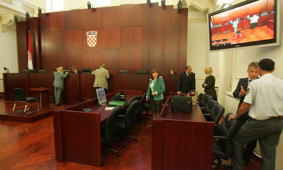 Velika dvorana Županijskog suda u Zagrebu (sudnica)