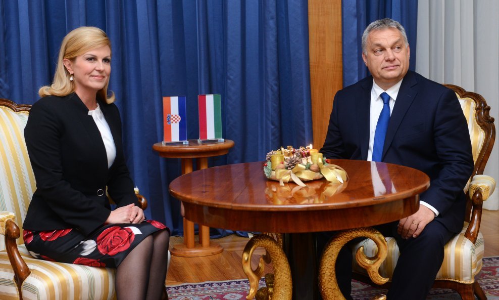 Kolinda Grabar Kitarović i Viktor Orban