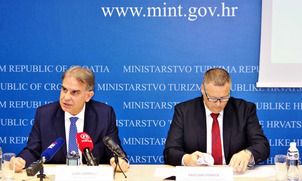 Ministar turizma Gari Capelli i direktor HTZ Kristjan Staničić