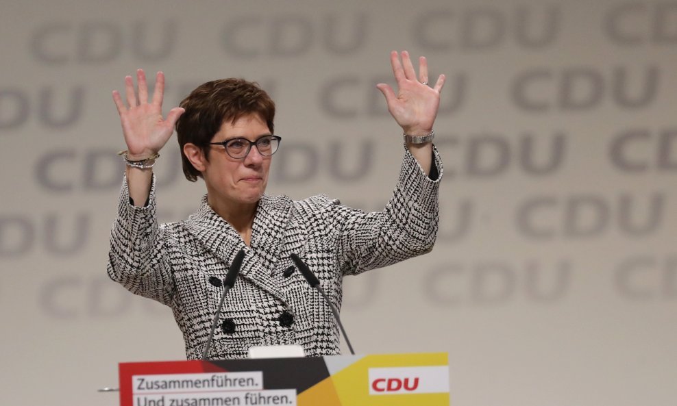 Nova predsjednica Kršćansko-demokratske unije (CDU) Annegret Kramp-Karrenbauer