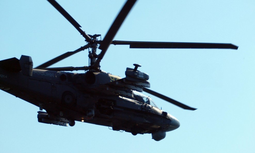 Ruski napadni helikopter Ka-52, tzv. Aligator