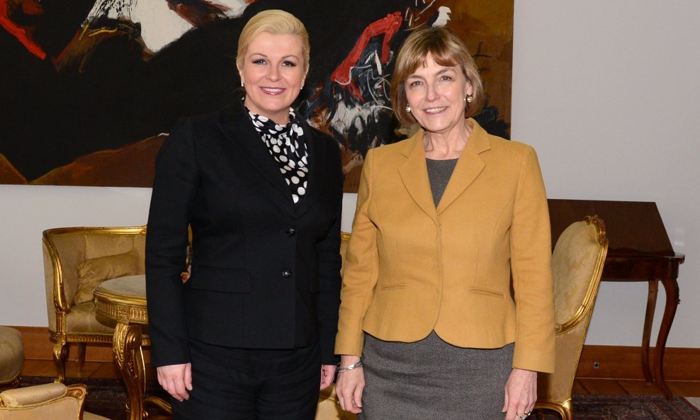 Kolinda Grabar Kitarović i Vesna Pusić