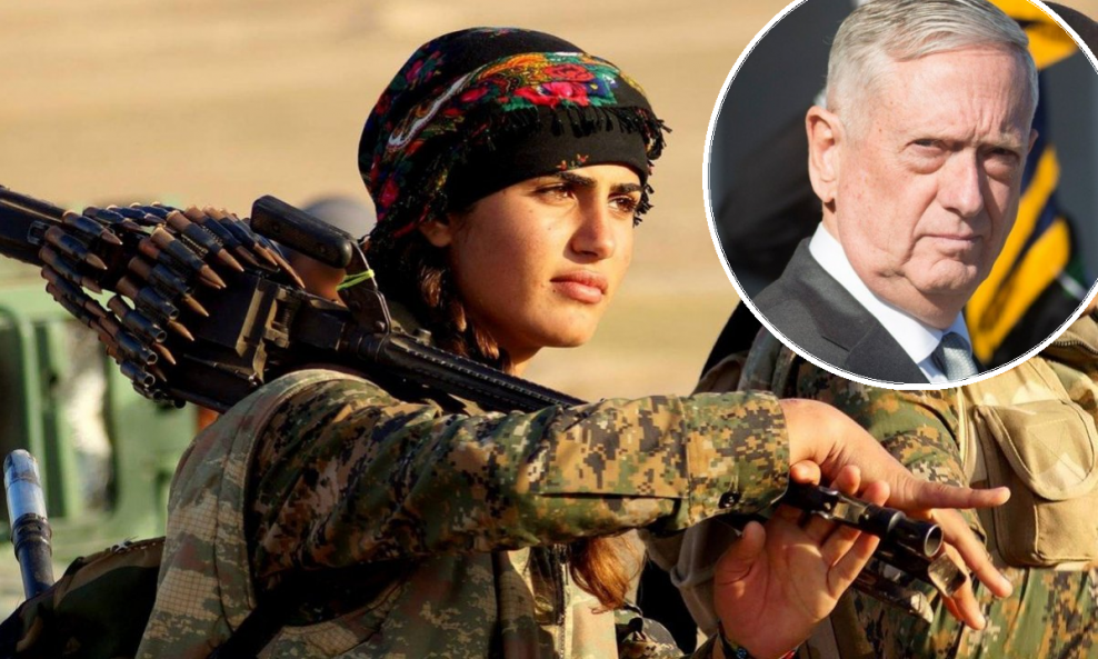 Pripadnica kurdskih snaga YPG u Siriji / James Mattis