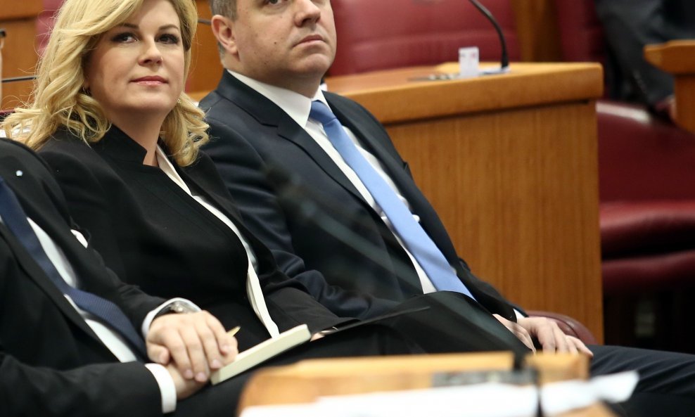 Kolinda Grabar-Kitarović i Mate Radeljić
