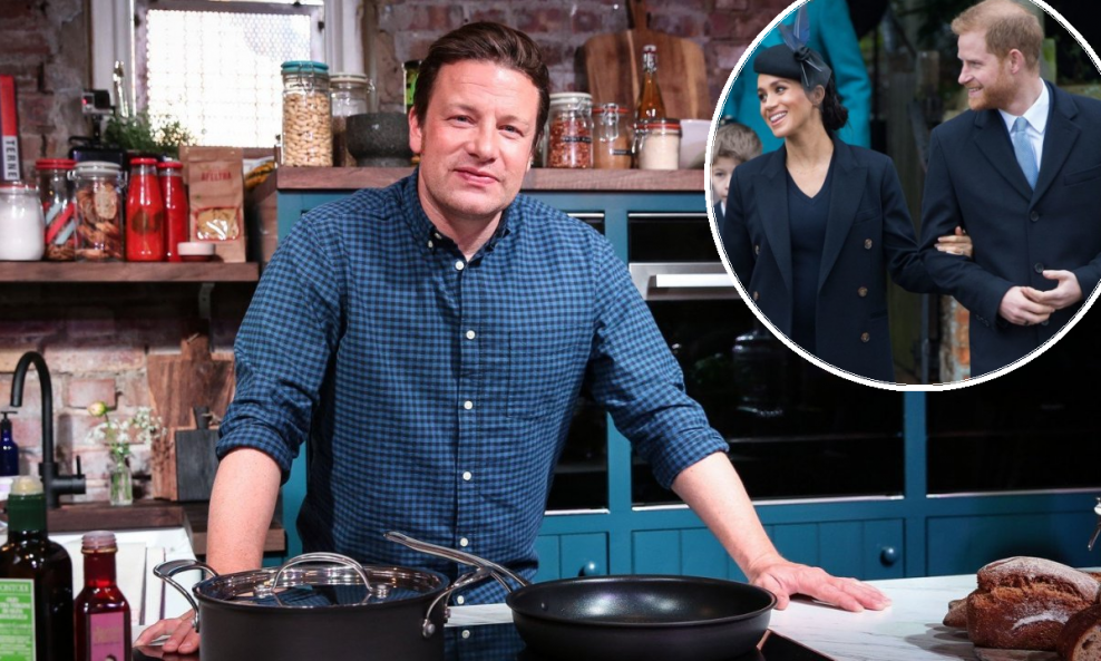 Jamie Oliver; Meghan Markle i princ Harry