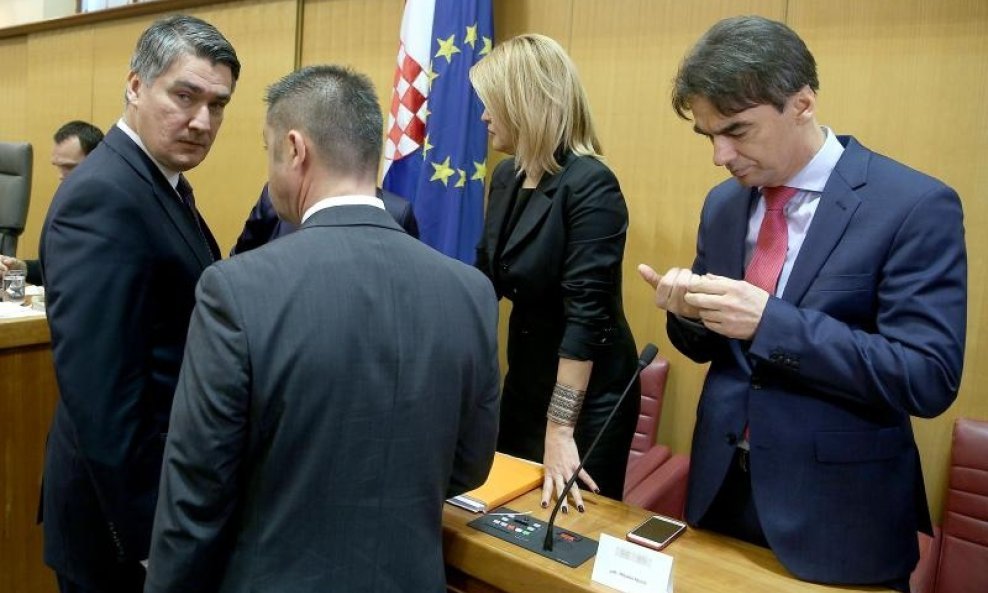 Zoran Milanović, Milanka Opačić, Branko Grčić, Igor Dragovan