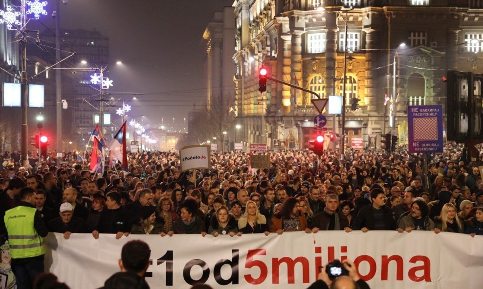 Prosvjed se organizira pod sloganom 'Jedan od pet milijuna'.