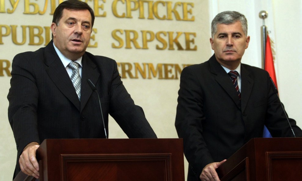 Milorad Dodik i Dragan Čović (arhivska fotografija)