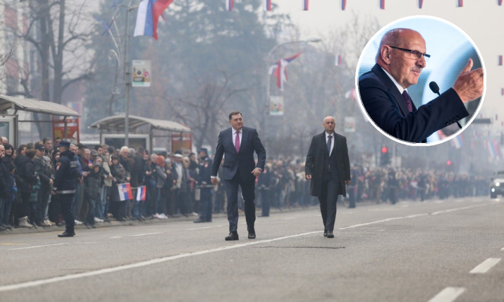 Milorad Dodik, Ivan Del Vechio (u krugu)