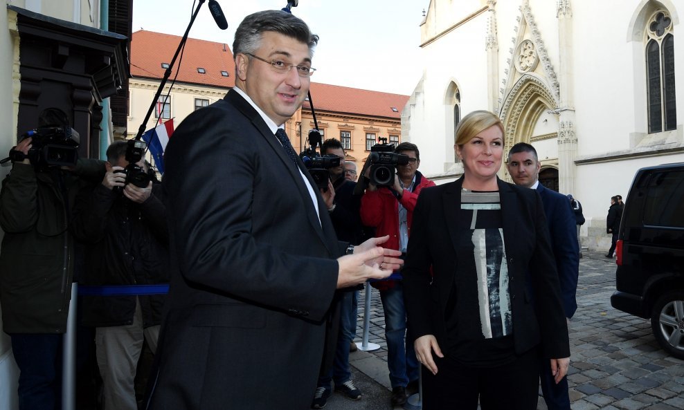 Andrej Plenković, Kolinda Grabar Kitarović