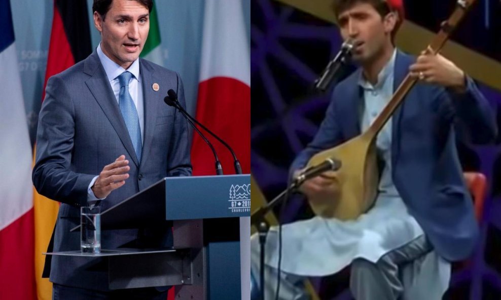 Justin Trudeau i njegov dvojnik Abdul Salam Maftoon