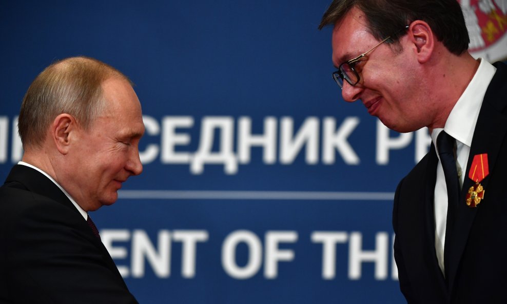 Vladimir Putin i Aleksandar Vučić