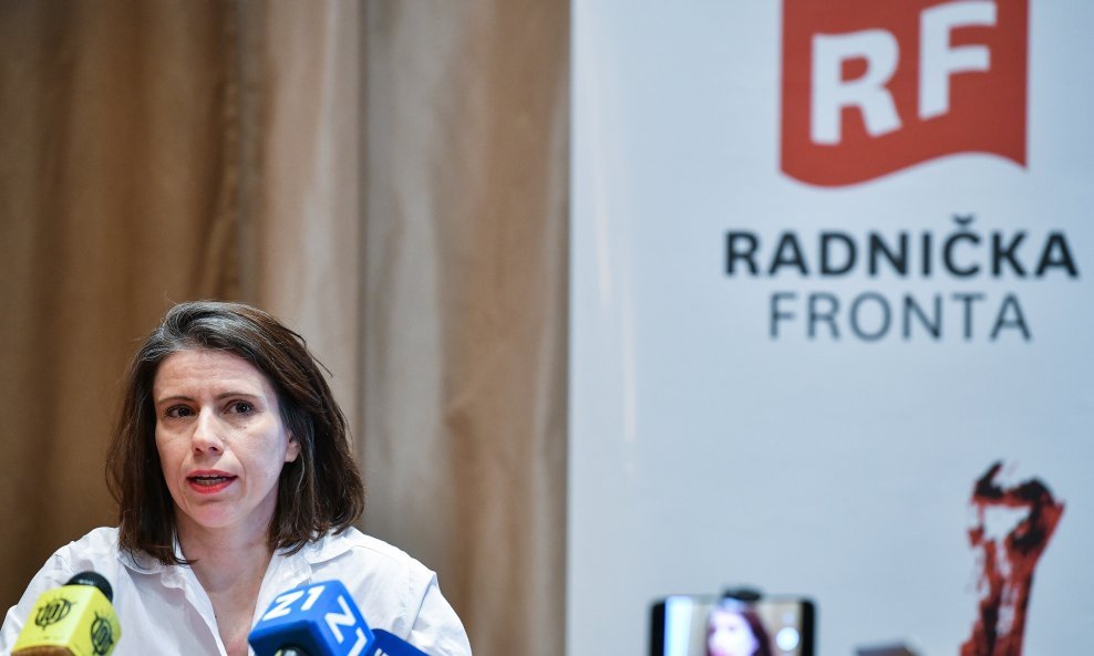 Predsjednička kandidatkinja Radničke fronte Katarina Peović