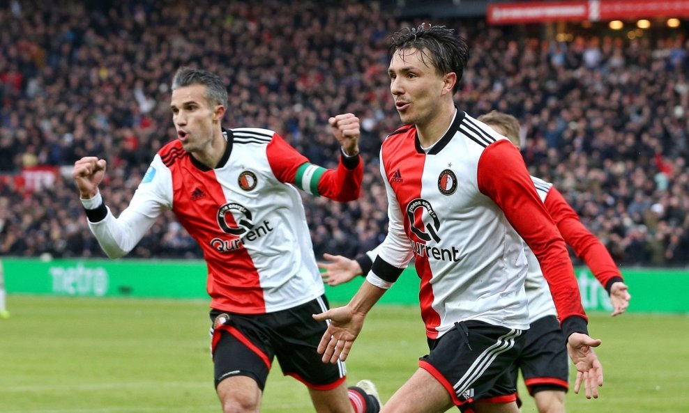 Steven Berghuis (desno) i Robin van Persie