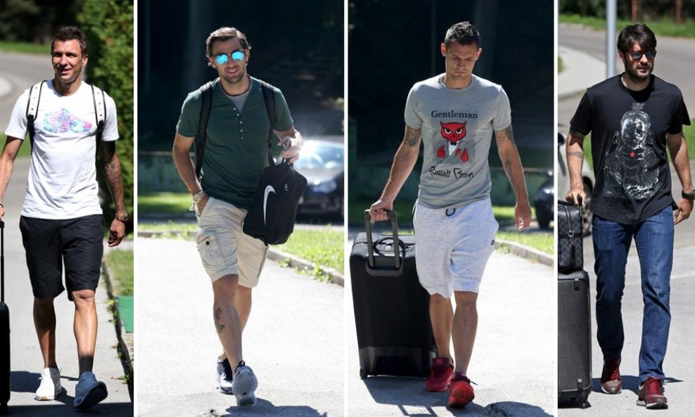 Vedran Ćorluka, Darijo Srna, Mario Mandžukić i Dejan Lovren