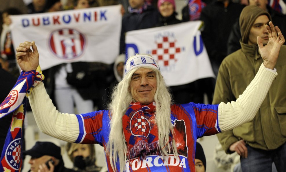 Hajduk - Dinamo, torcida, navijač