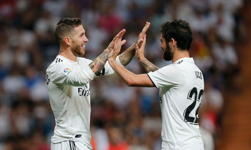 Isco (desno) i Sergio Ramos