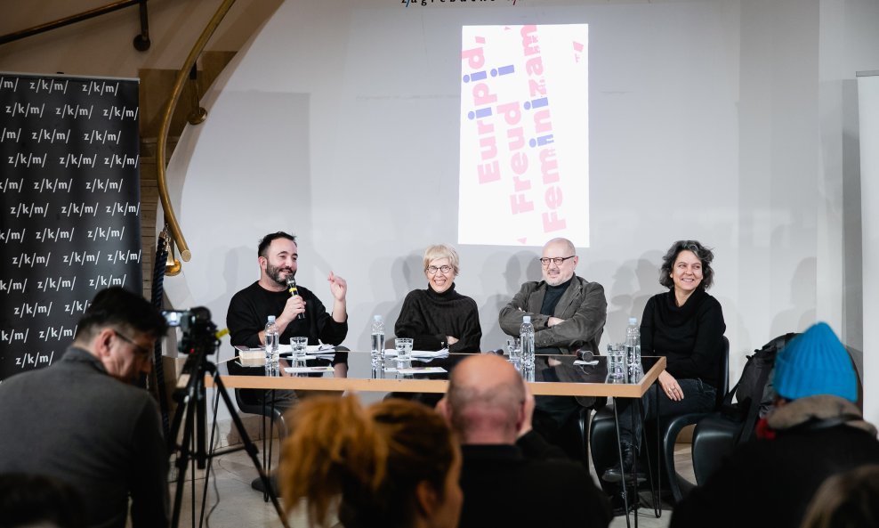 Srđan Sandić, Lada Čale Feldman, Stanislav Matačić i Lenka Udovički