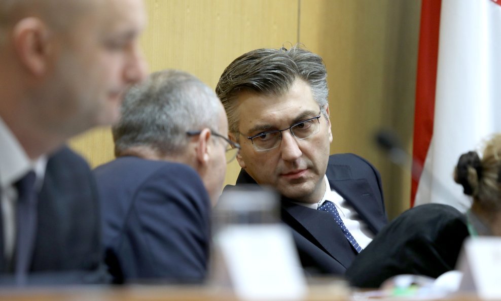 Damir Krstičević i Andrej Plenković