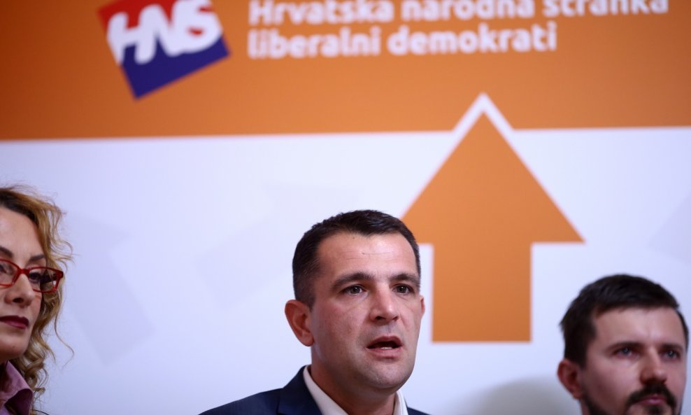 Nositelj liste Hrvatske narodne stranke (HNS) na izborima za Europski parlament Matija Posavec