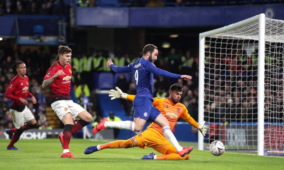 Chelsea - Manchester United, Gonzalo Higuain