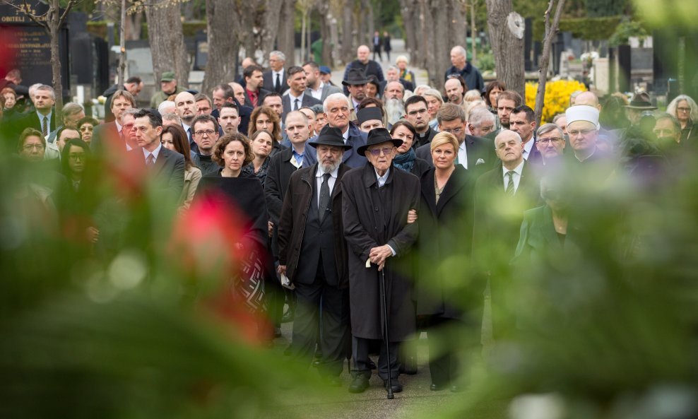 Vrh države uz predstavnike Židovske općine Zagreb na komemoraciji povodom Dana sjećanja na žrtve holokausta