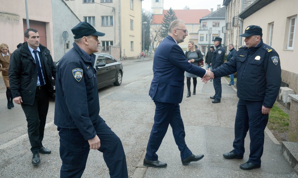 Davor Božinović u Petrinji