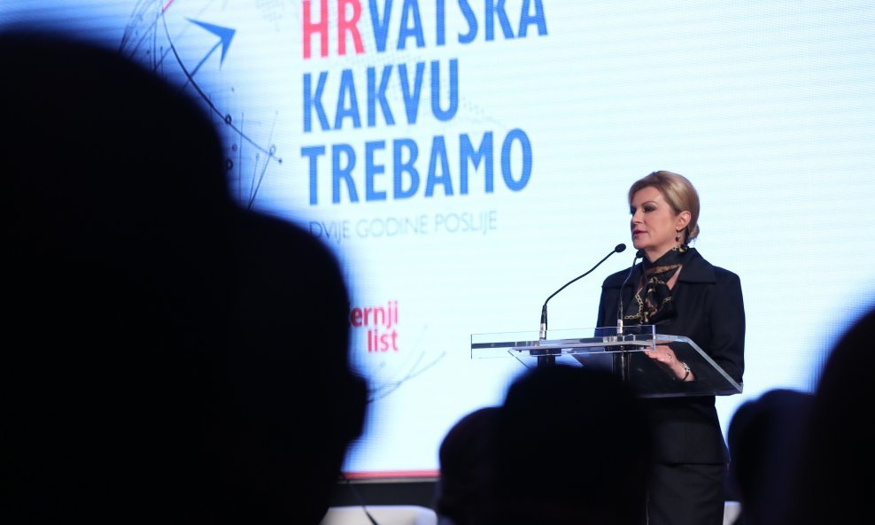 Predsjednica Kolinda Grabar Kitarović na konferenciji 'Hrvatska kakvu trebamo'