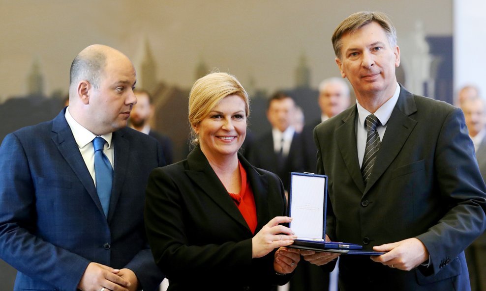 Zrinko Petener, Kolinda Grabar Kitarović i Vladimir Lončarević