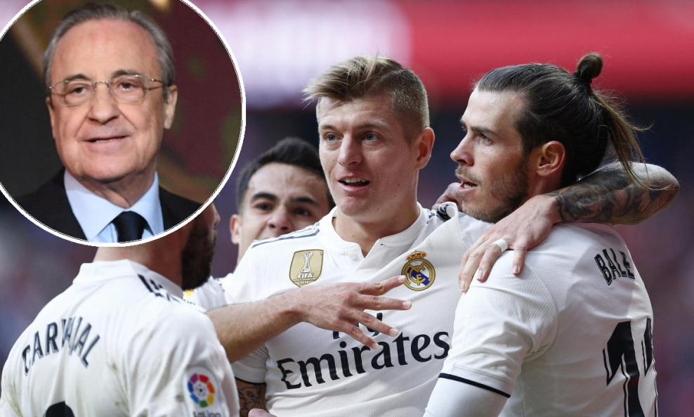 Florentino Perez; Toni Kroos i Gareth Bale