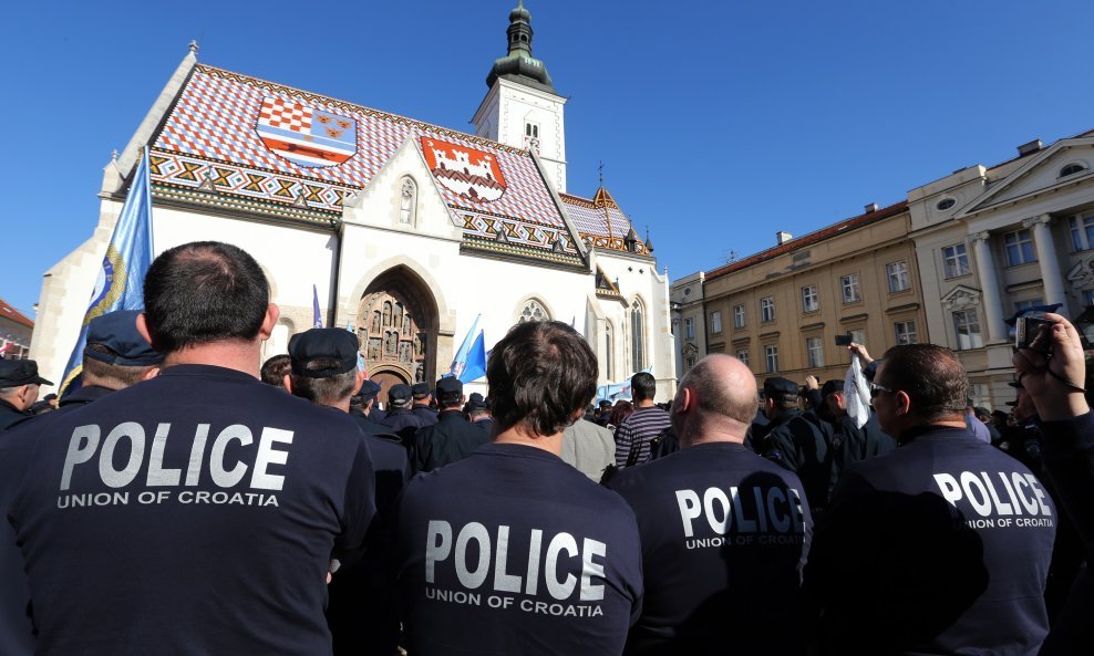 Ilustracija / prosvjed policijskih službenika