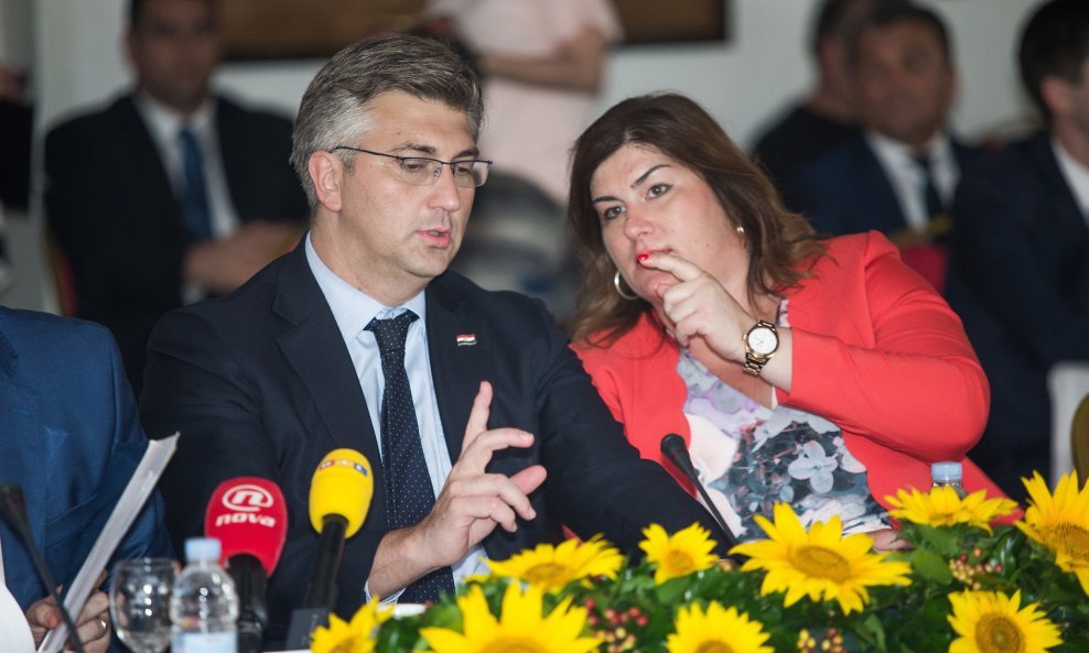 Andrej Plenković, Gabrijela Žalac